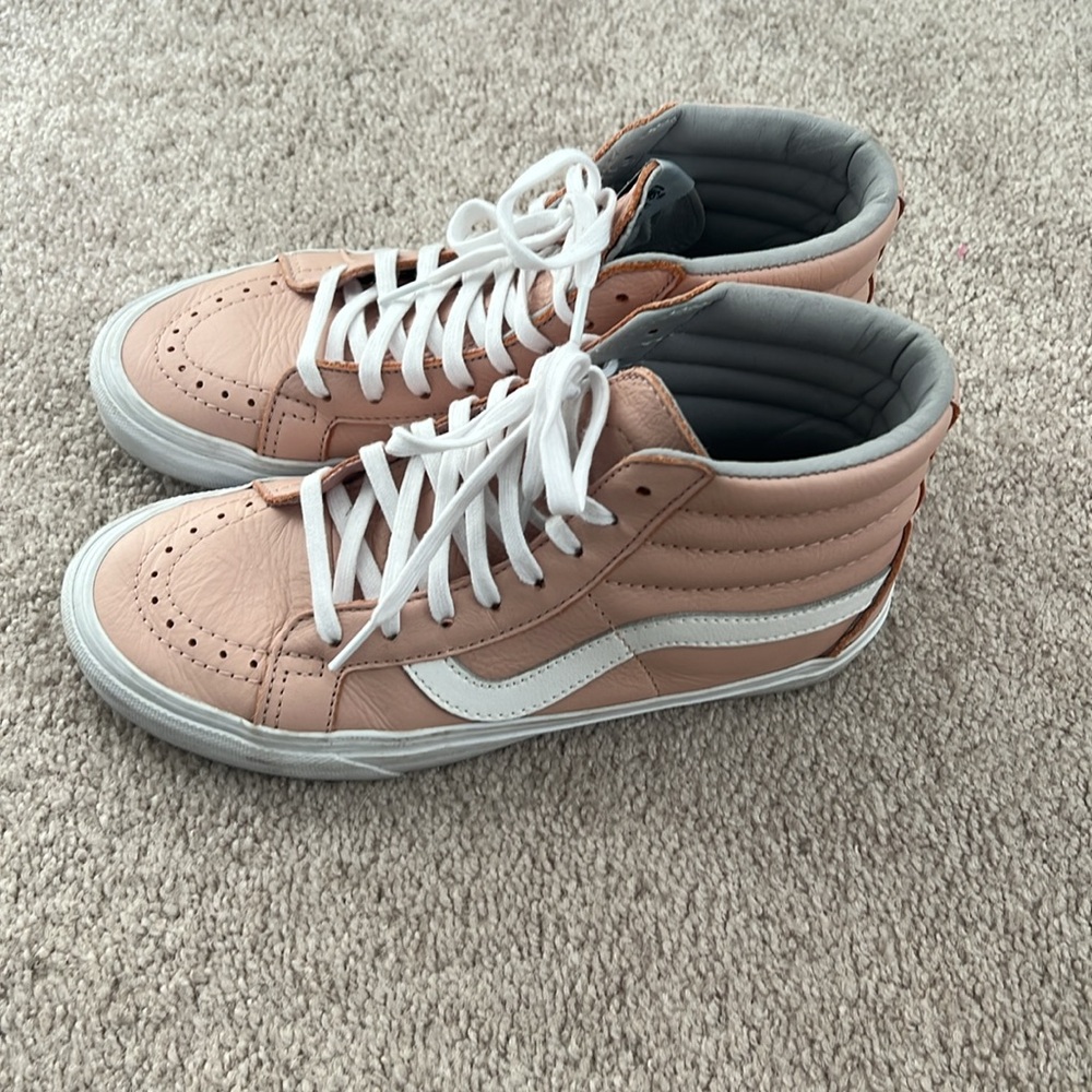 Vans pale pink Sk8-Hi Shoes - Picture 2 of 5